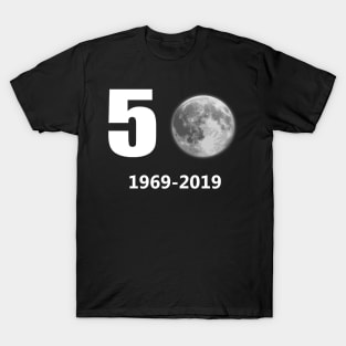 full moon 50th  anniversary 20  july 2019 Satellite a night usa gift man women T-Shirt